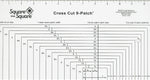 Crosscut 9 Patch Ruler with Book