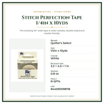 Product Specifications – Stitch Perfection Tape 1/4in x 10yds