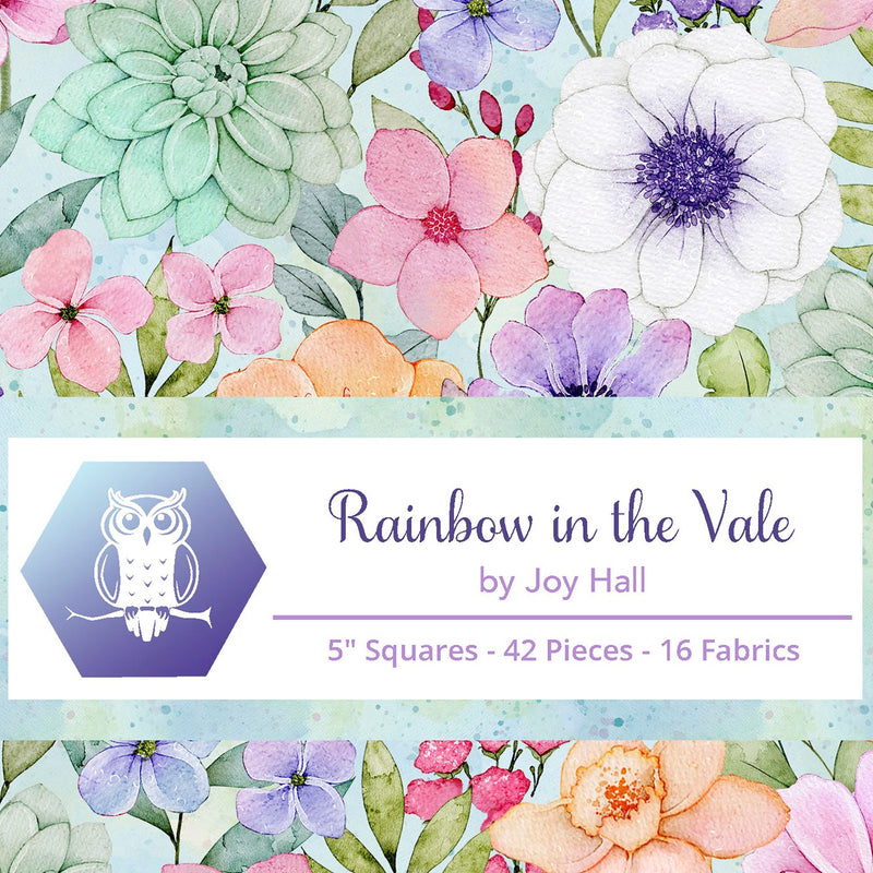 Rainbow in the Vale 42pcs, 2-4 Pieces of Each Print