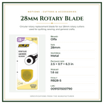 Product Specifications – 28mm Rotary Blade