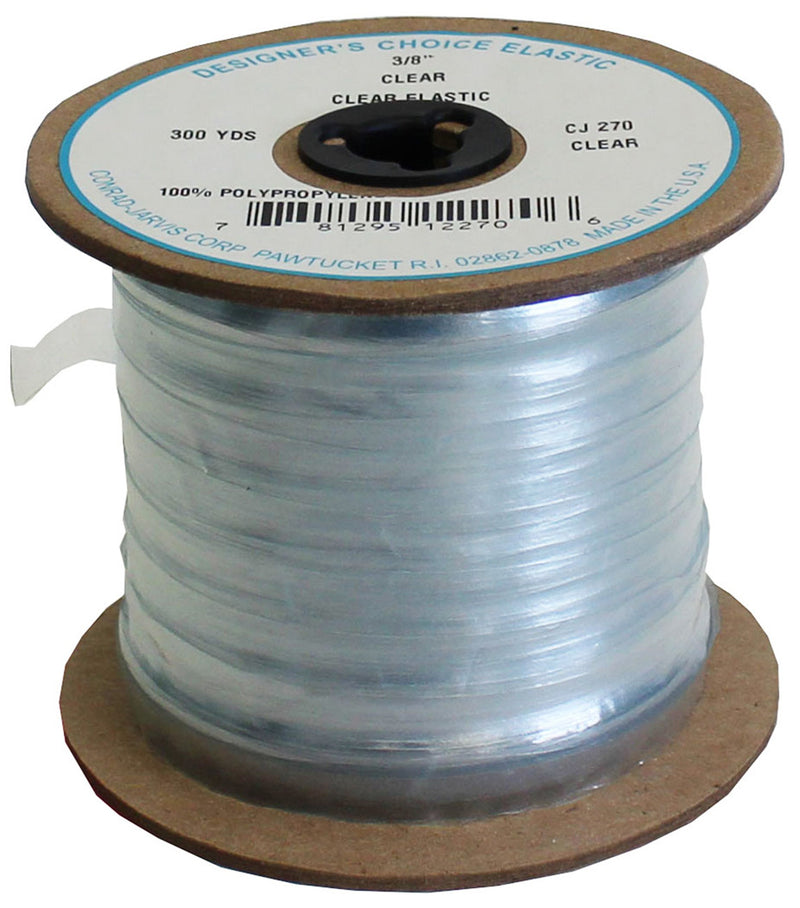 Clear Elastic 3/8in x 300yd