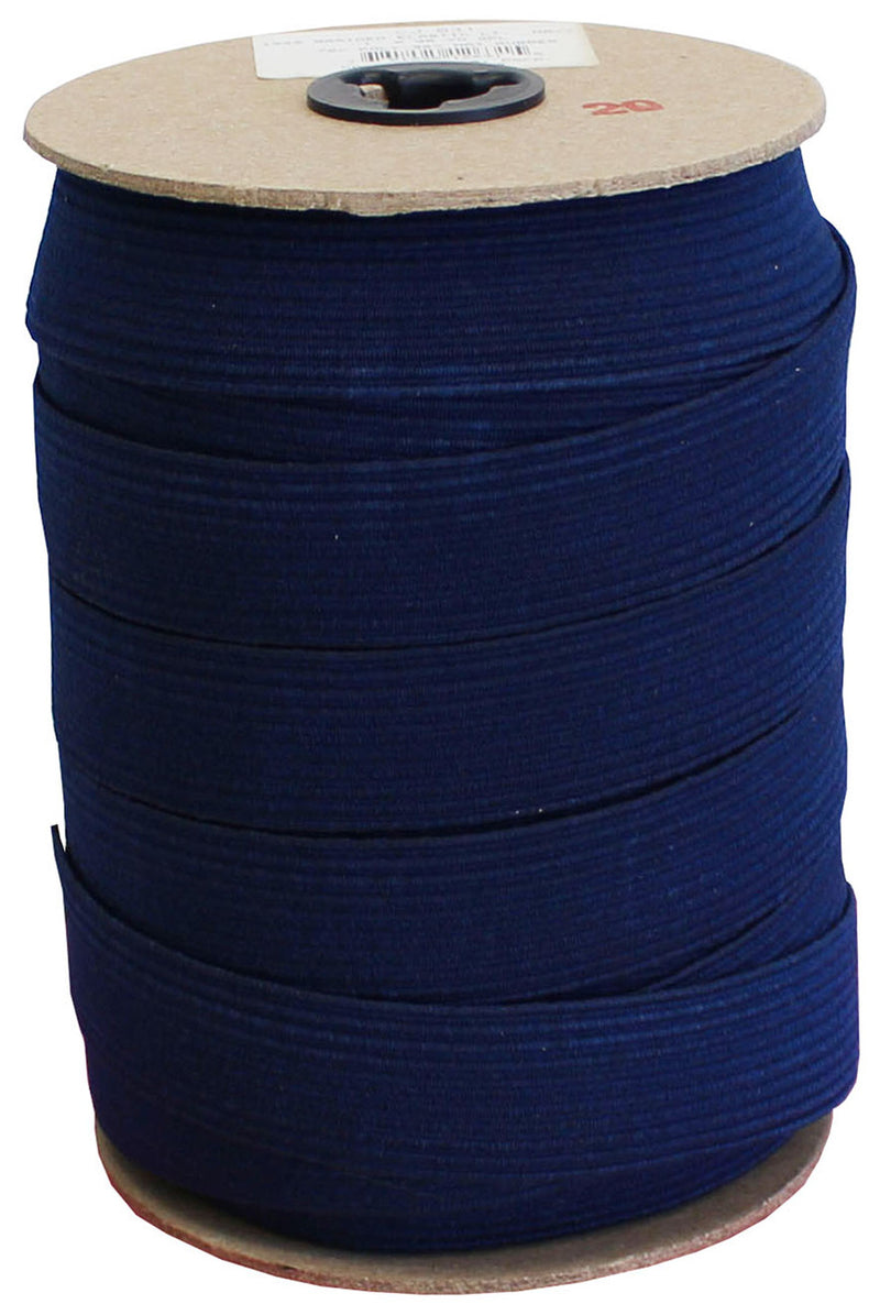 Color Braid Elastic 1in x 36yd Lt. Navy