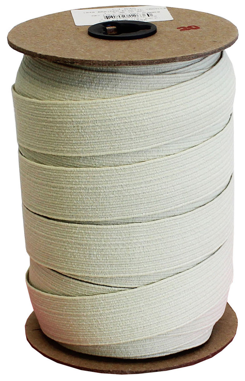 Color Braid Elastic 1in x 36yd Vanilla