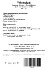 Seasonal Skinnes Whimsical - Special Edition - Fusible Applique