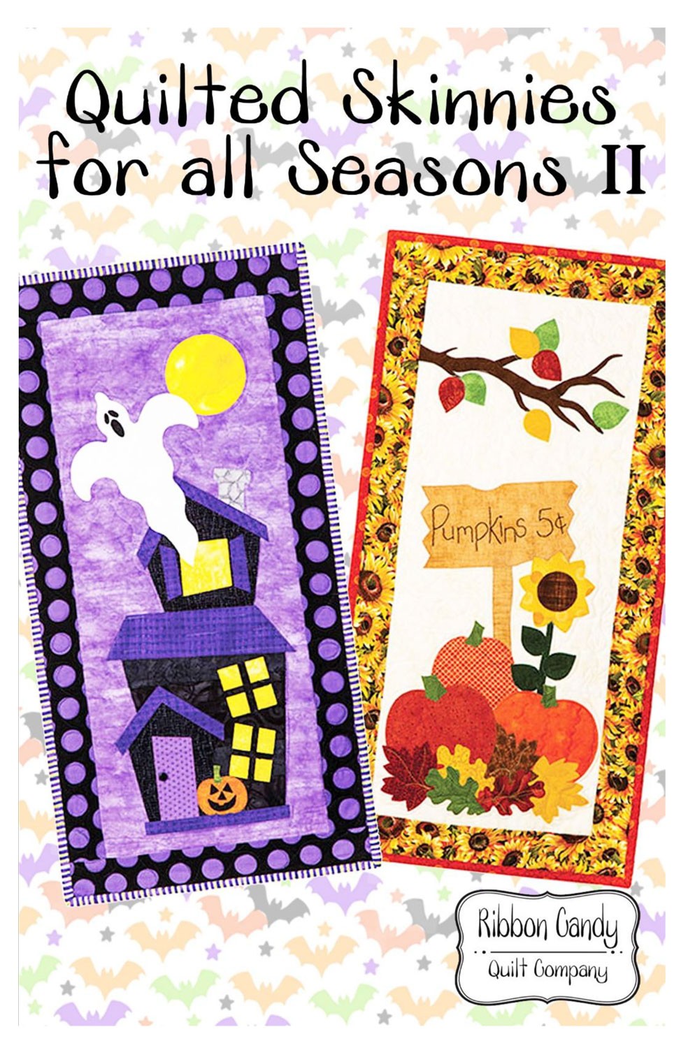 Quilted Skinnies for all Seasons II - Pumpkin for Sale and Haunted House