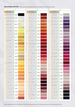 Mettler Silk Finish Cotton Color Card