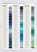 Mettler Silk Finish Cotton Color Card
