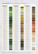 Mettler Silk Finish Cotton Color Card
