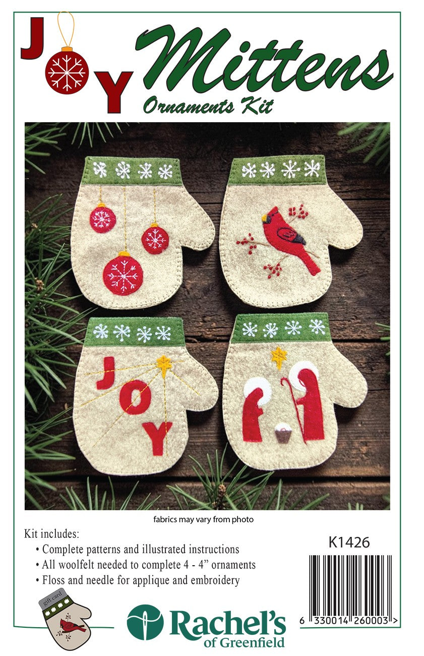 Joy Mittens Ornament Kit