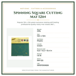 Product Specifications – Spinning Square Cutting Mat 12in