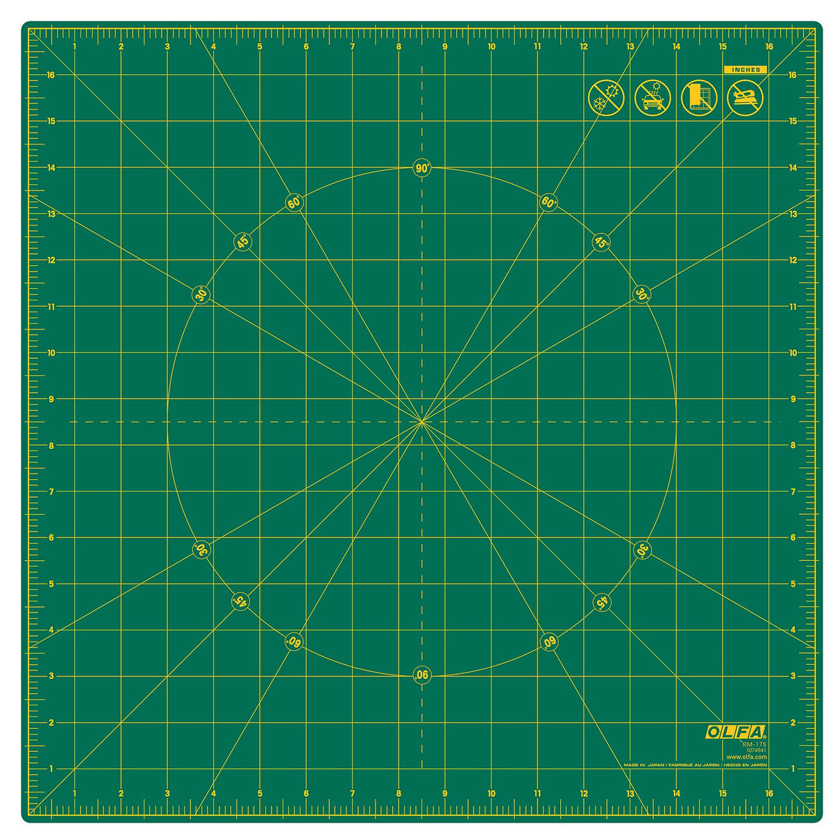 Spinning Square Cutting Mat 17in