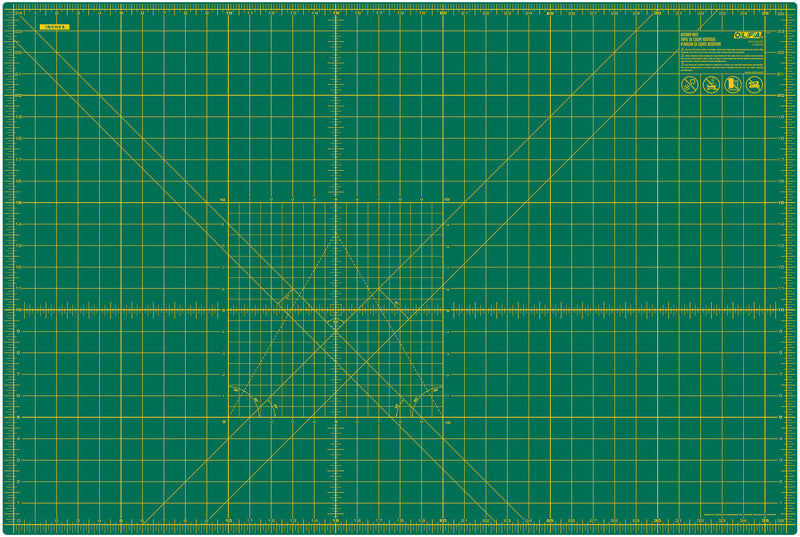 Cutting Mat with Grid 24in x 36in