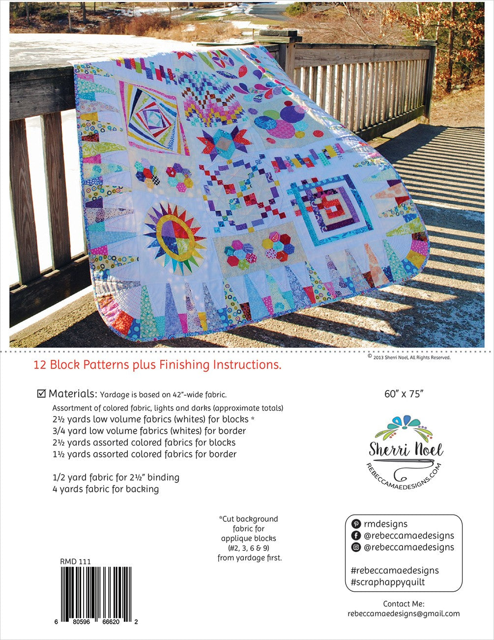 Scrap Happy Sampler, Block Of The Month