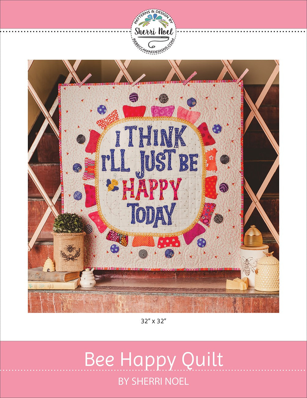 Bee Happy Quilted Wall Hanging