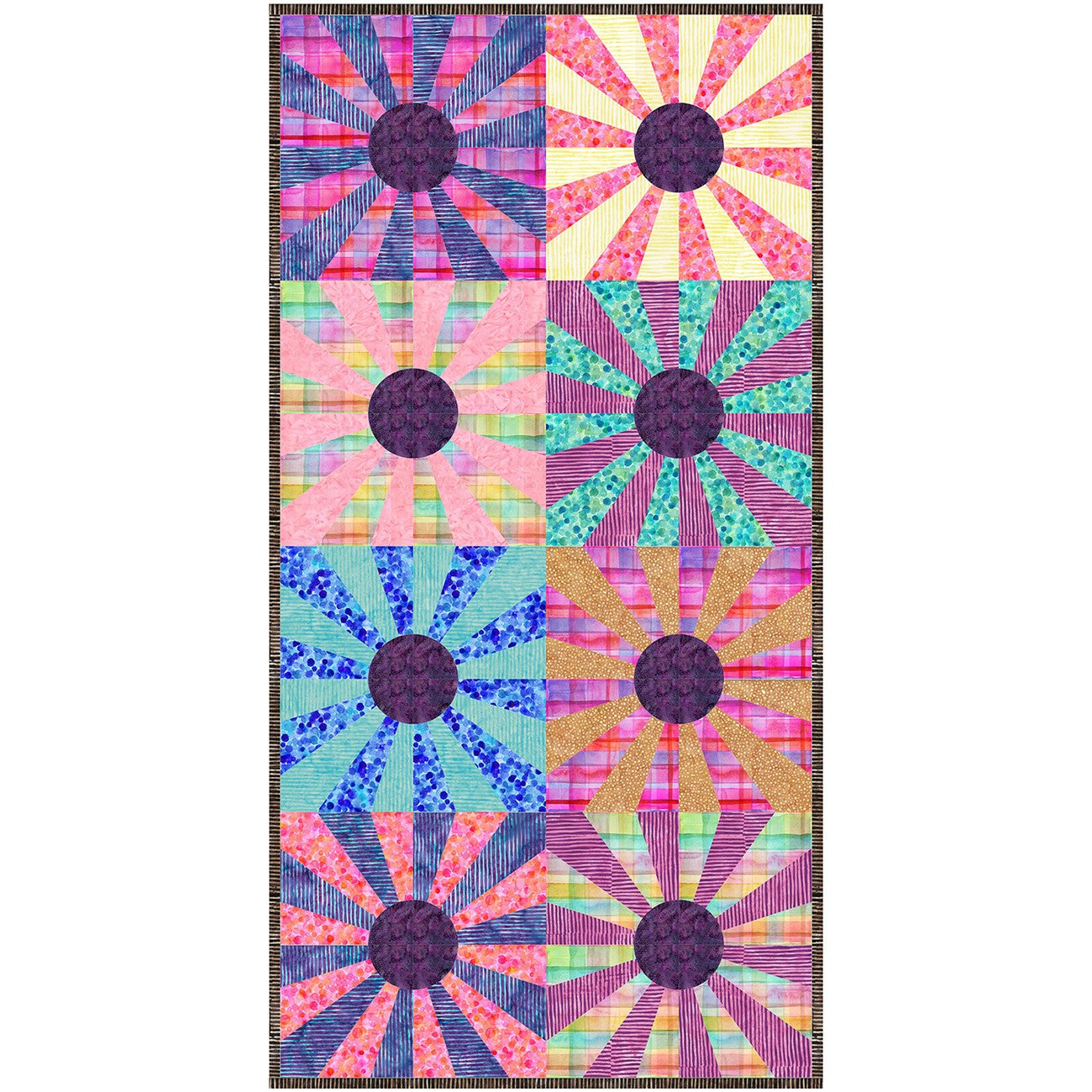 Kit Bohemian Meditation Mat, 24in x 48in, binding & pattern included.