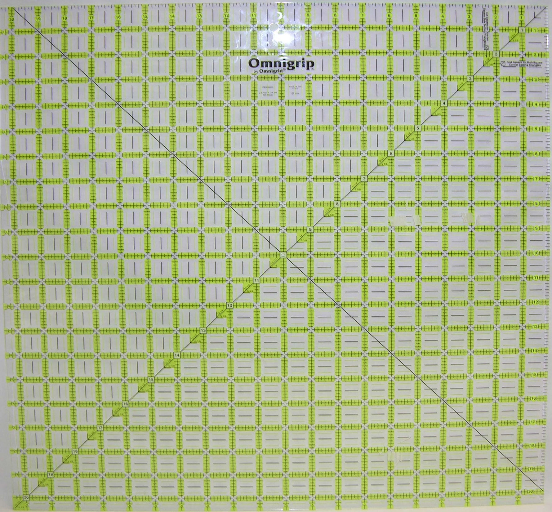 Omnigrid Omnigrip Neon Ruler 20-1/2in