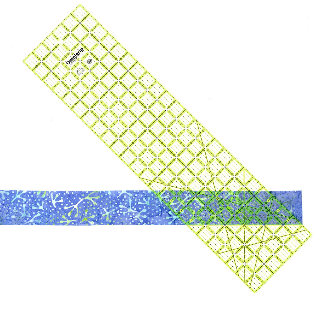 Omnigrid Omnigrip Neon Ruler 6in x 24in