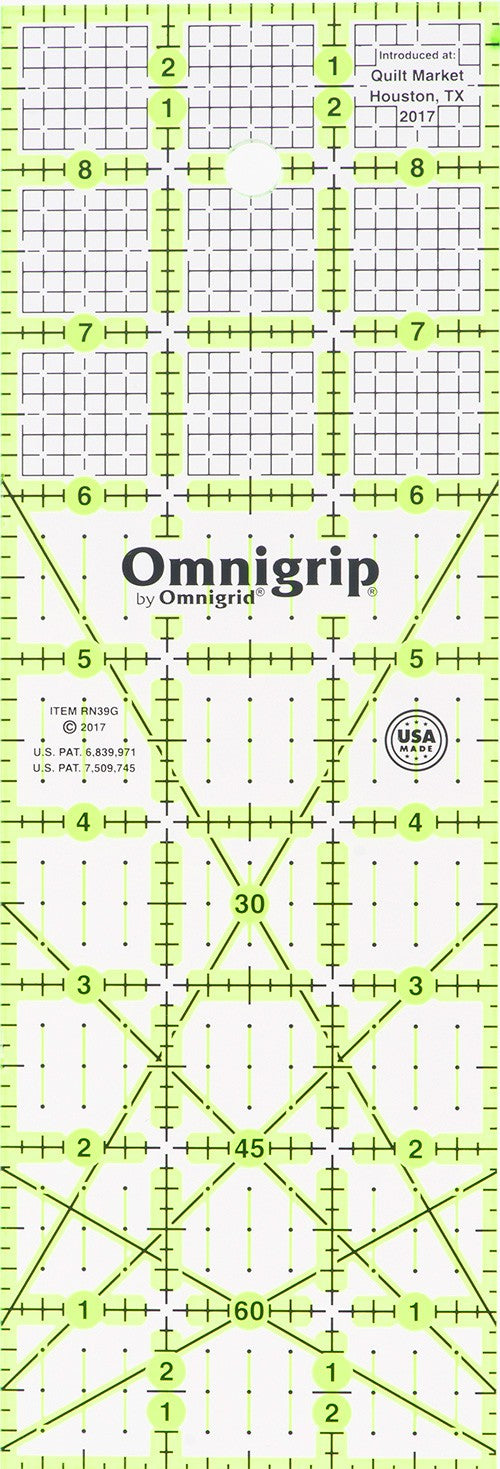 Omnigrip Ruler 3in x 9in
