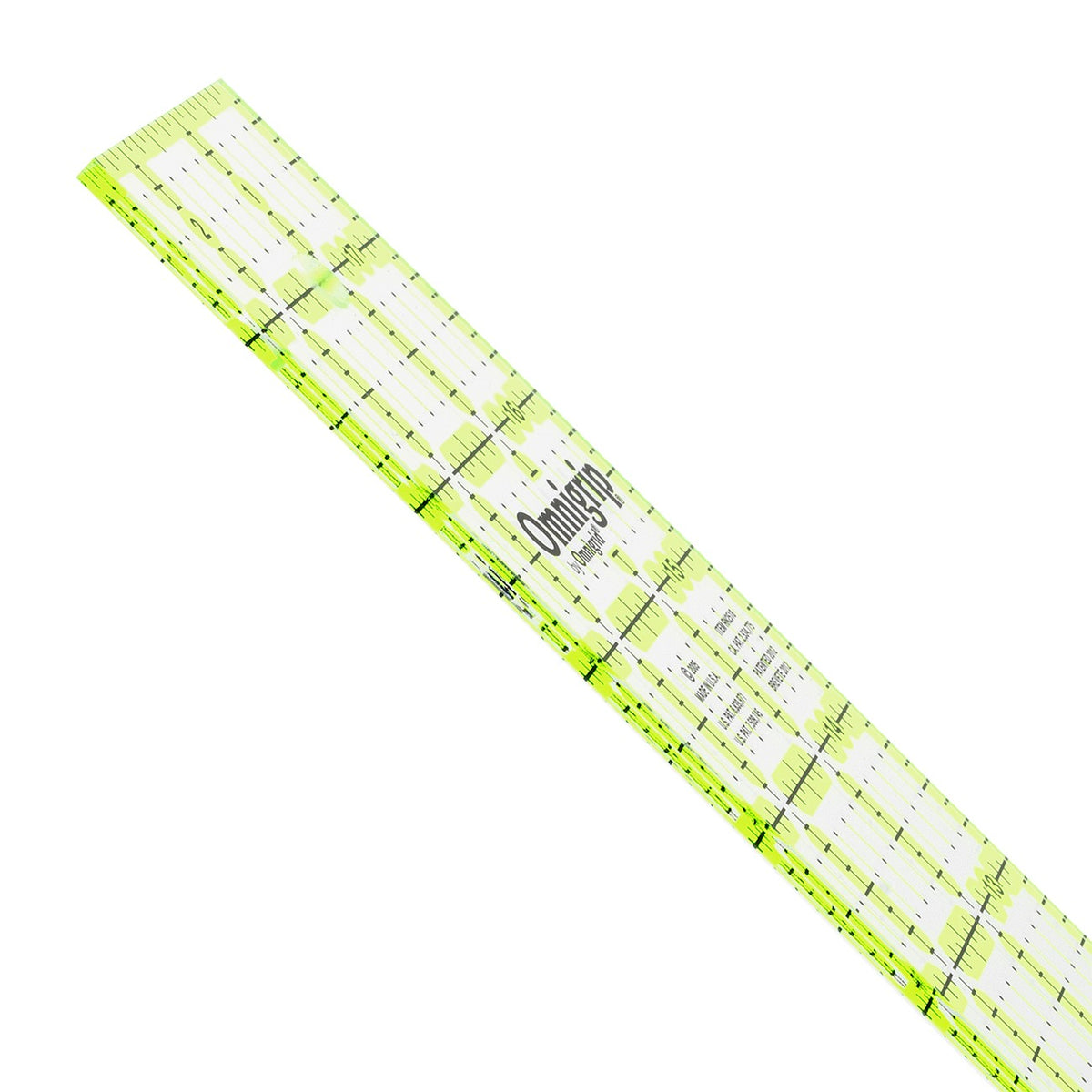 Omnigrid Omnigrip Neon Ruler 6-1/2in x 6-1/2in