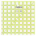 Omnigrid Omnigrip Neon Ruler 8-1/2in Square
