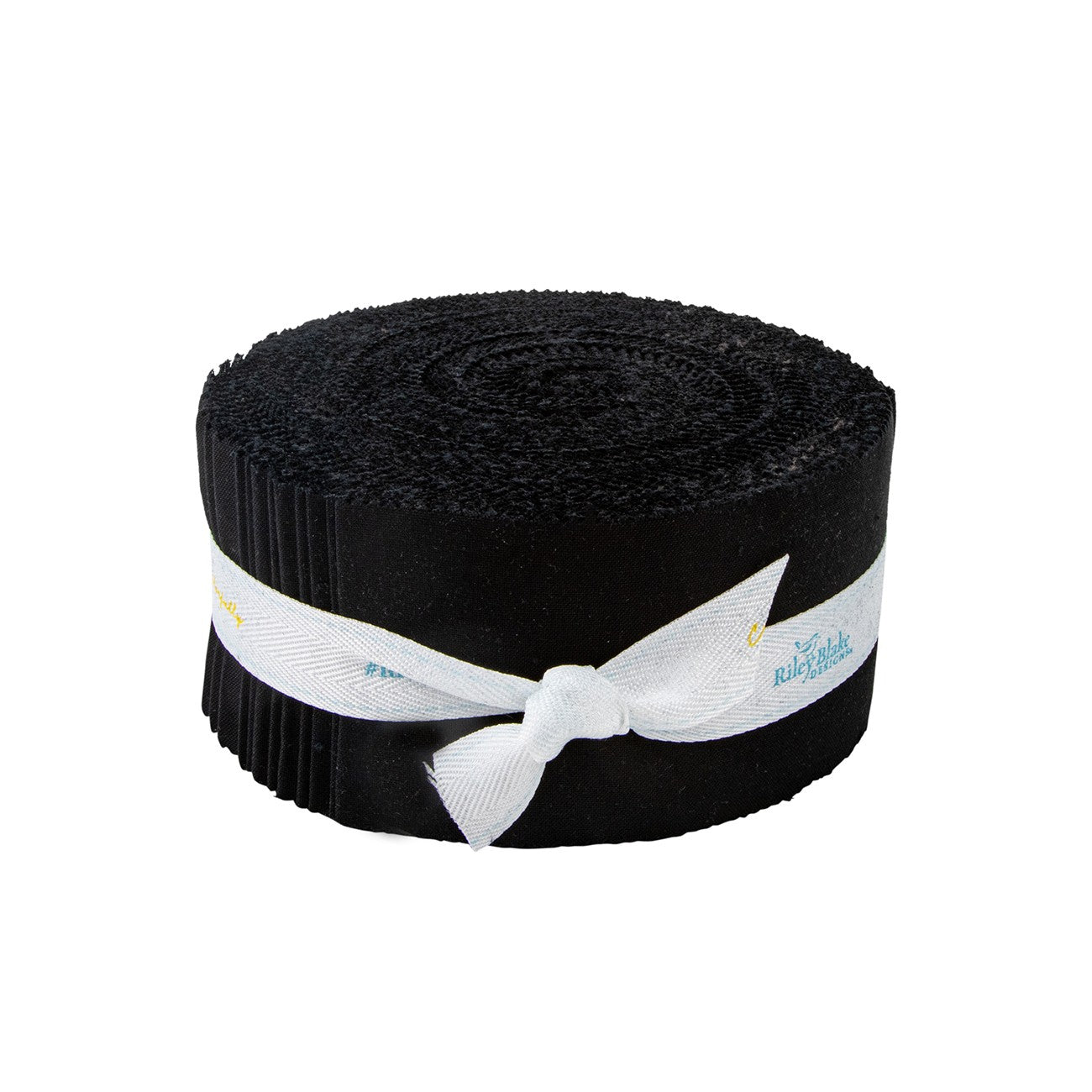 Confetti Cotton Pitch Black 2-1/2in Strips, 40pcs/bundle
