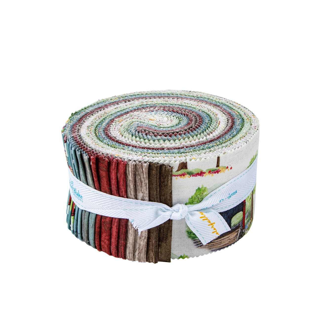 Covered Bridges in Spring 2.5in Strips, 40pcs/bundle