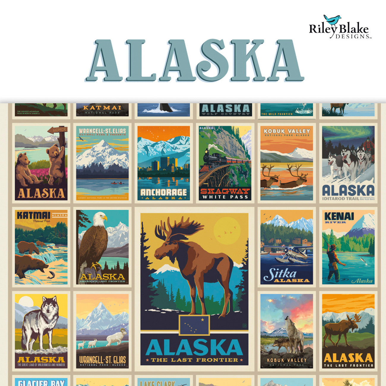 Alaska 2-1/2in Strips, 40pcs/bundle