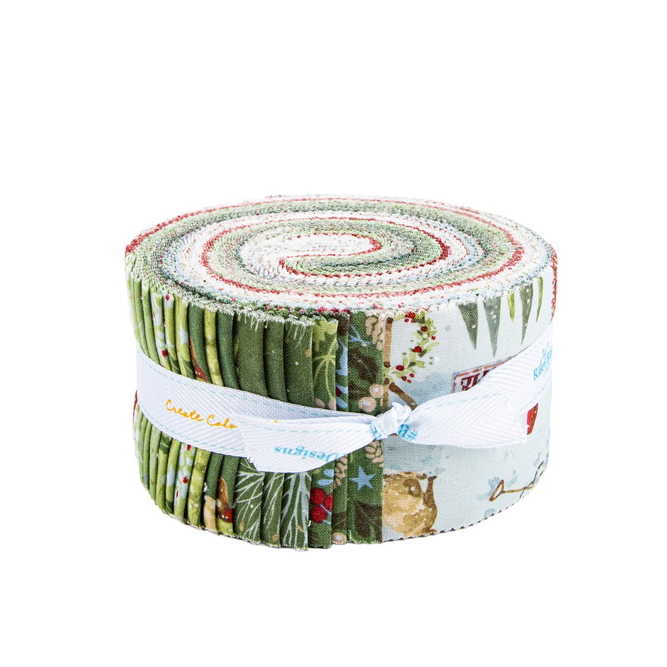Santa's Tree Farm 2.5in Strips, 40pcs/bundle