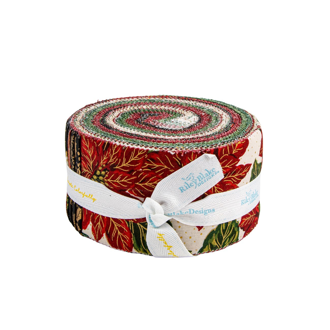 Poinsettias at Christmas 2.5in Strips, 40pcs/bundle