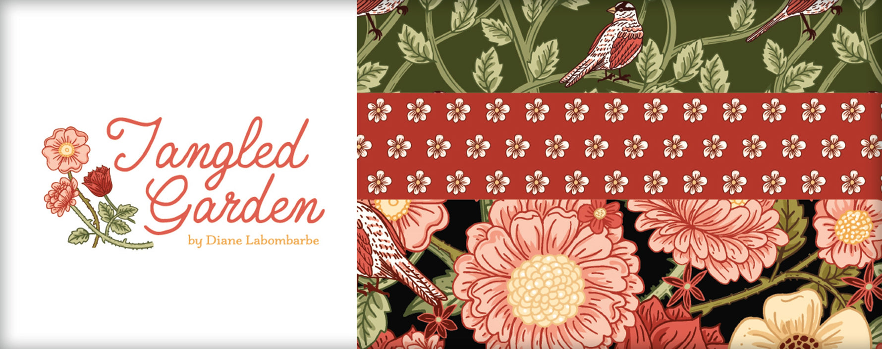 Tangled Garden 2.5in Strips, 40pcs/bundle