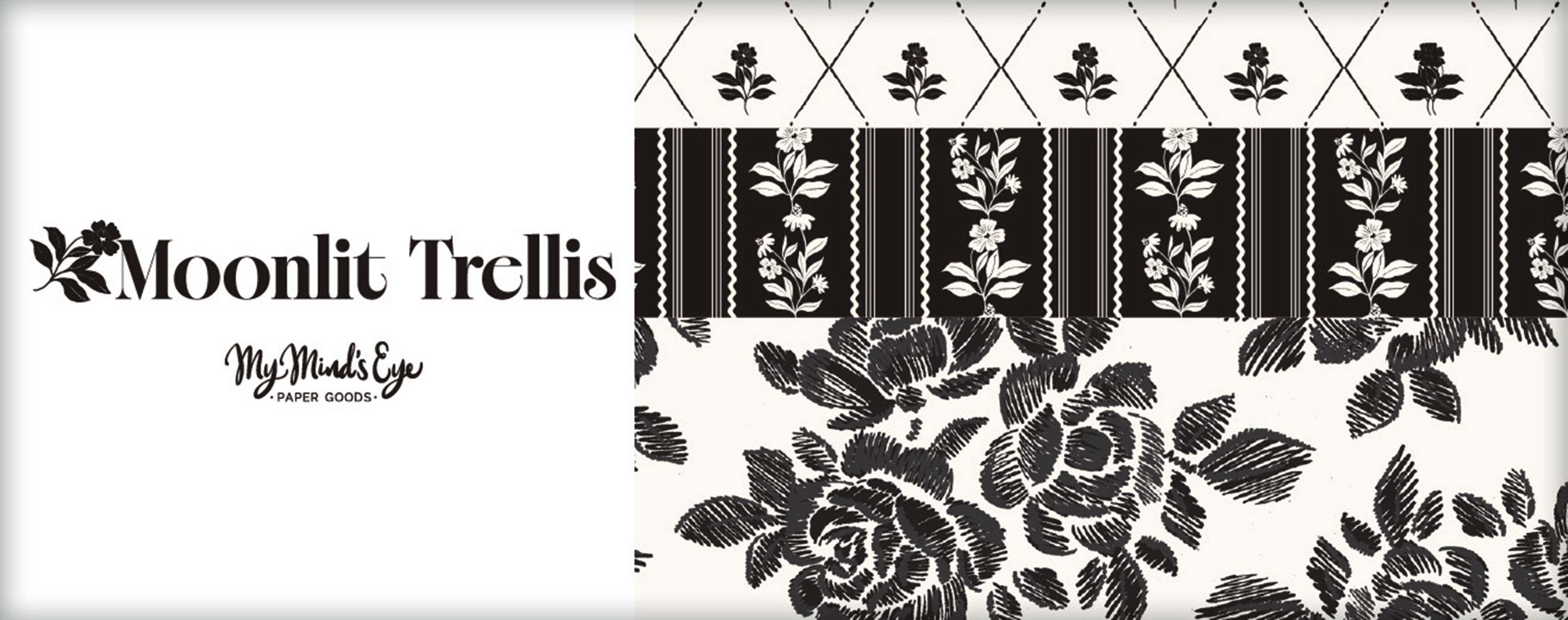 Moonlit Trellis 2.5 Inch Rolie Polie, 40pcs