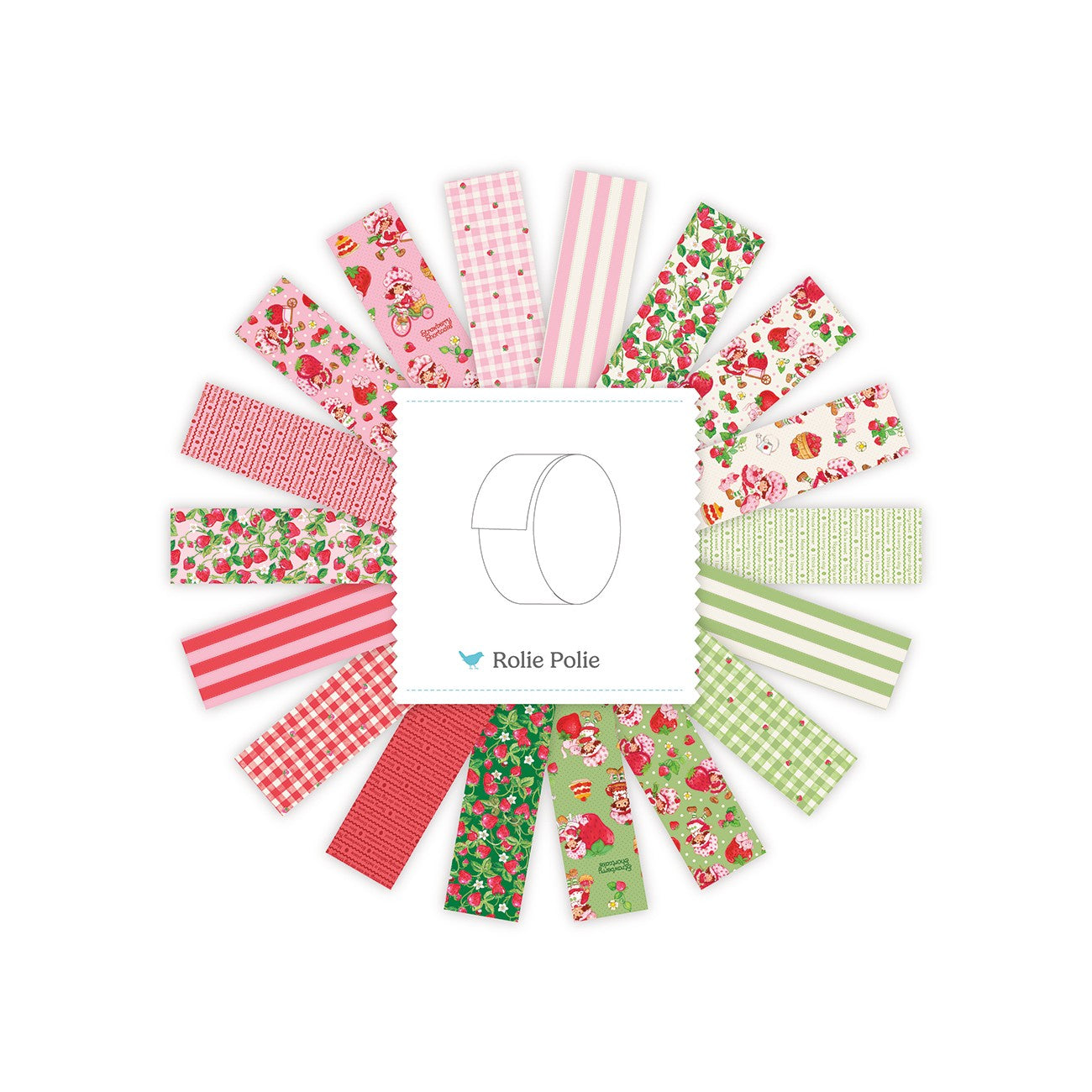 The World of Strawberry Shortcake 2.5in Strips, 40pcs/bundle
