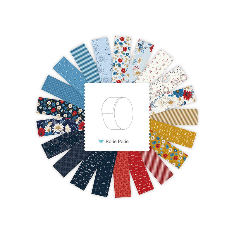 Patriotic Pride 2.5 Inch Rolie Polie, 40 Pcs.