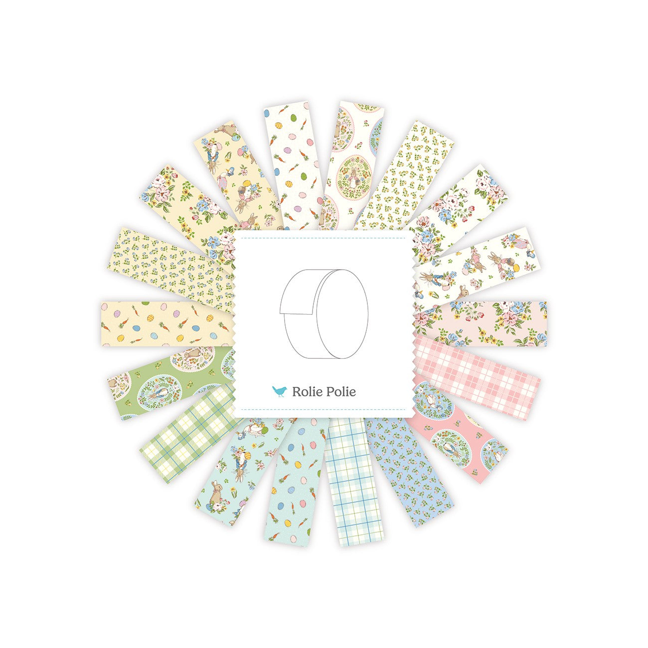 Peter Rabbit Spring 2.5 Inch Rolie Polie, 40 Pcs.