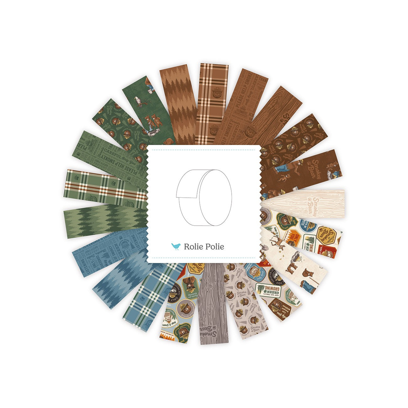 Keep It Green 2.5 Inch Rolie Polie, 40 Pcs.