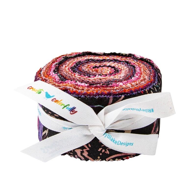 Batiks Chalk & Charcoal 2.5in Strips B, 40pcs