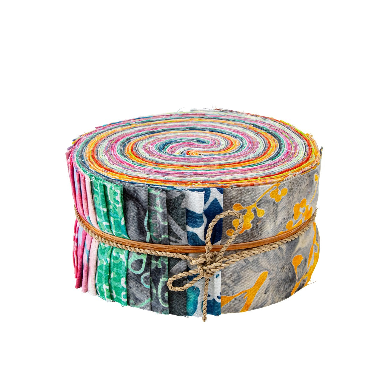 Batiks Sassy and Tweet 2.5in Strips, 40pcs/bundle