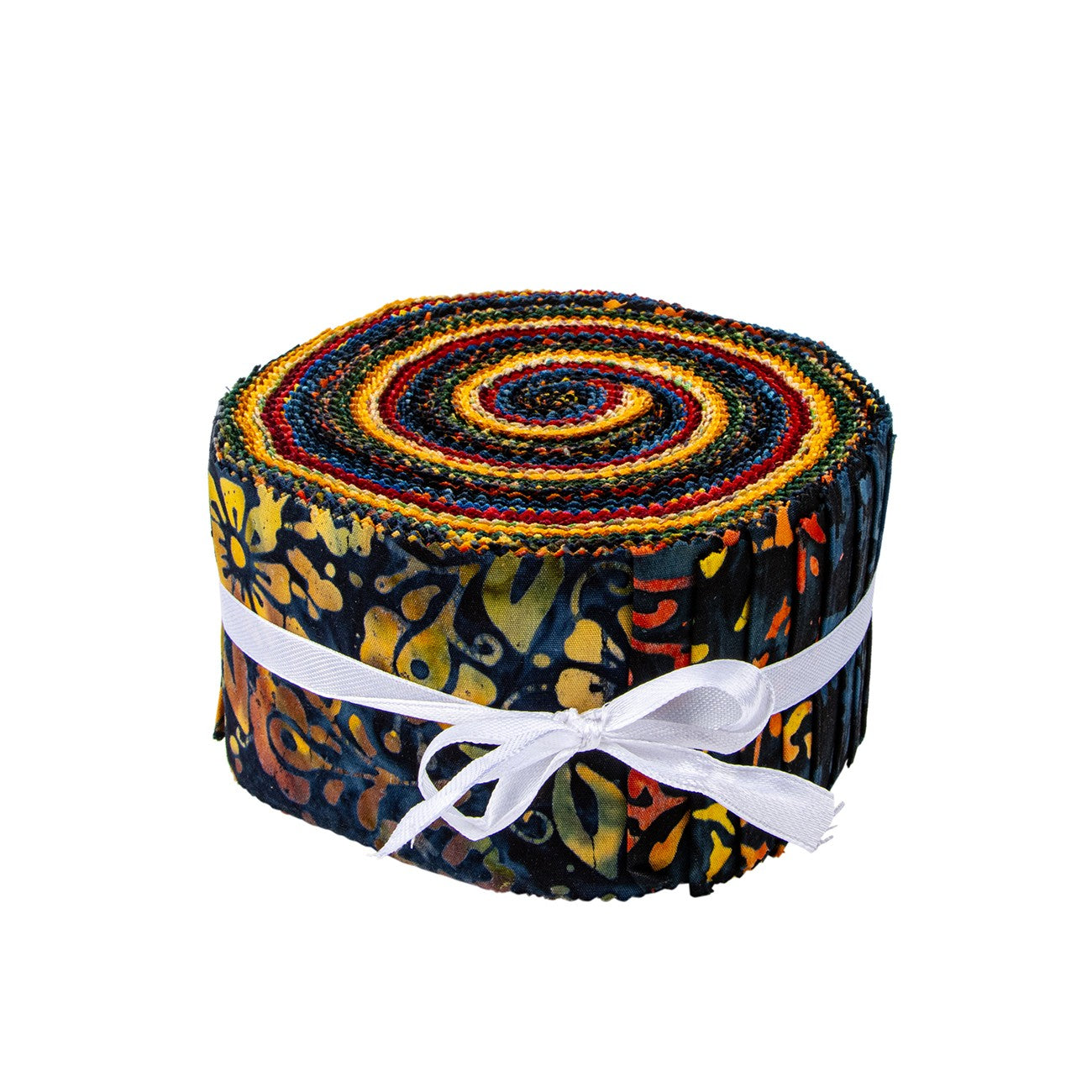 Batiks Urban Folk 2.5 Inch Rolie Polie A, 40pcs/bundle