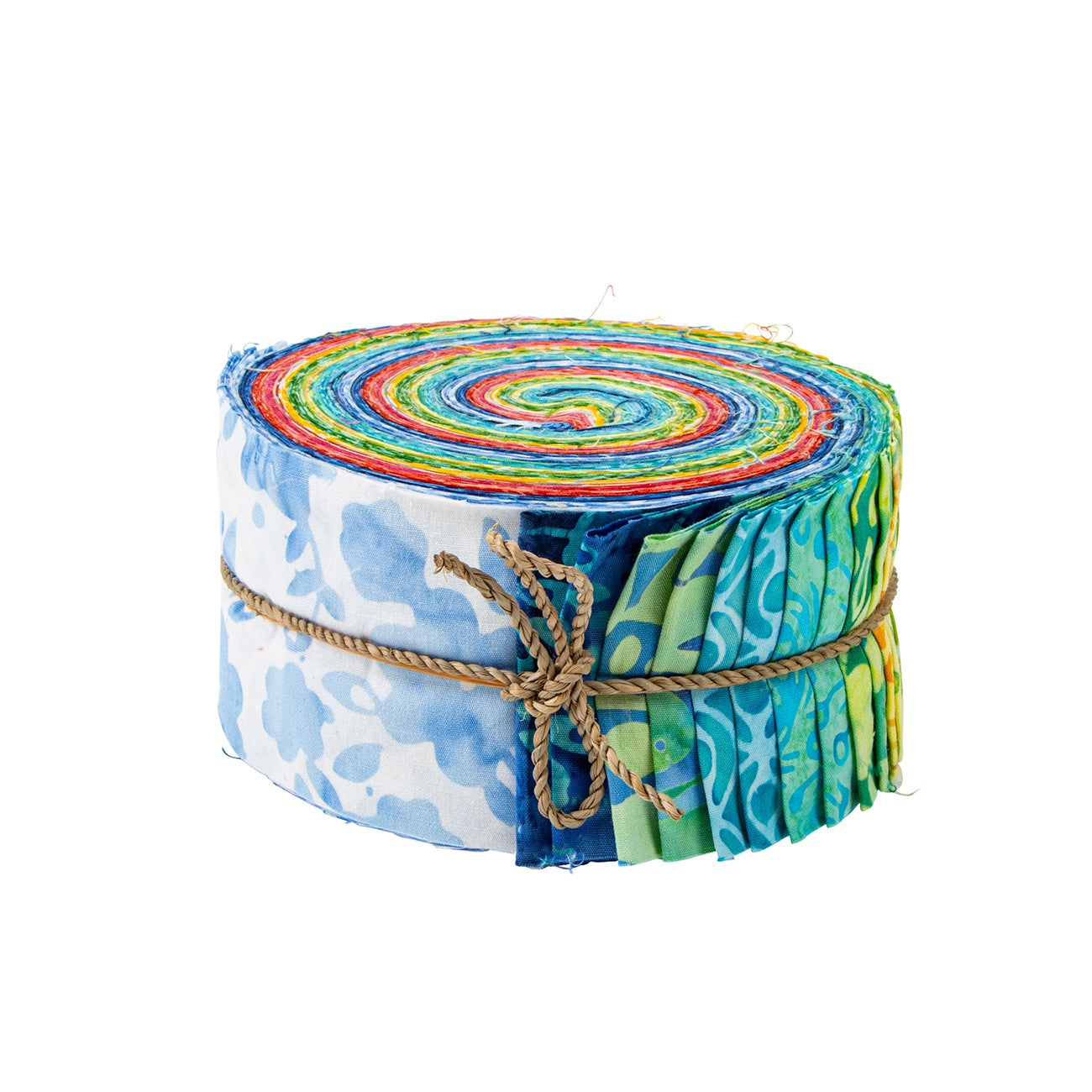 Batiks Geometric Splash 2-1/2in Strips, 40pcs/bundle