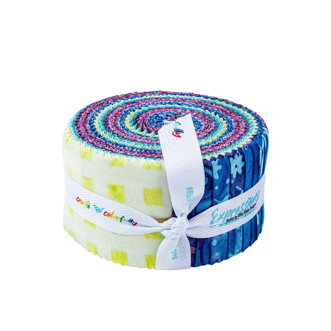 Batiks Daisy Dots 2.5in Strips, 40pcs/bundle