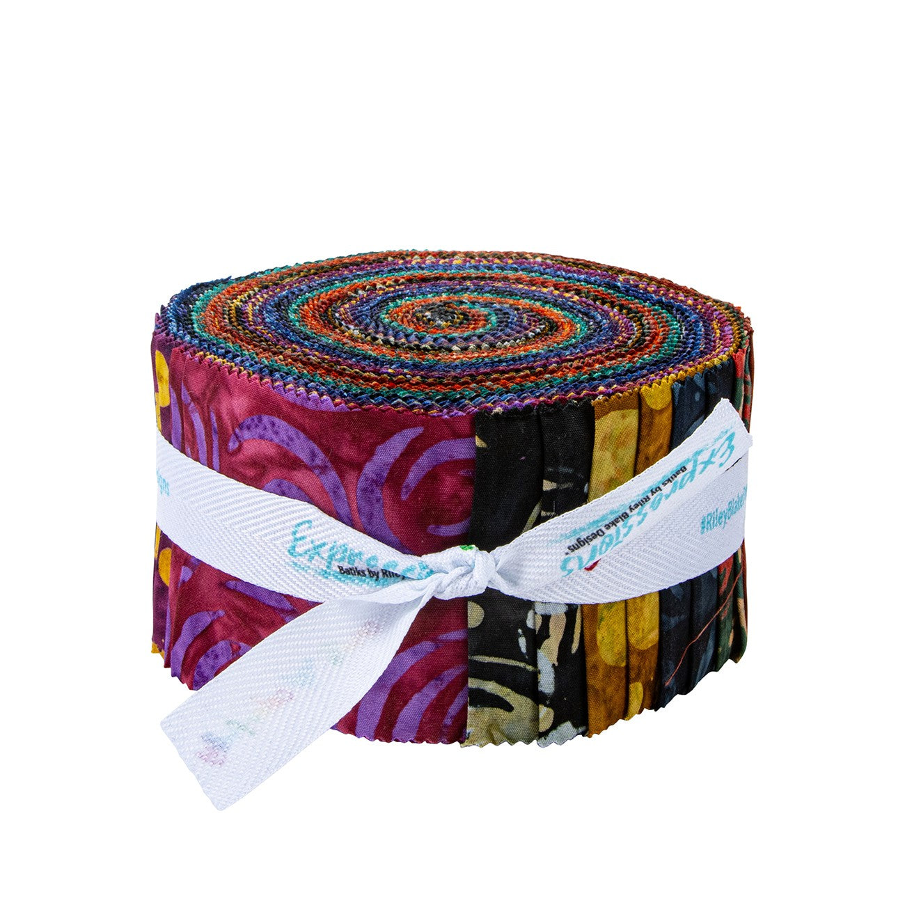 Batiks Kinetic Energy 2.5in Strips, 40pcs