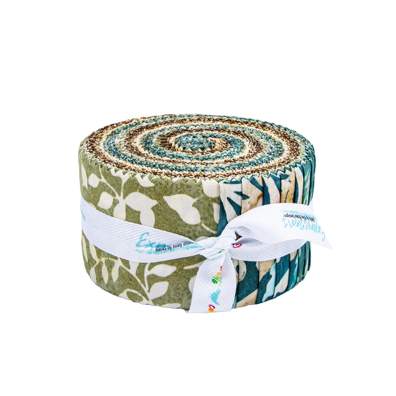 Batiks Decorator Style Cedar Stone 2.5 Inch Rolie Polie A, 40 Pcs.