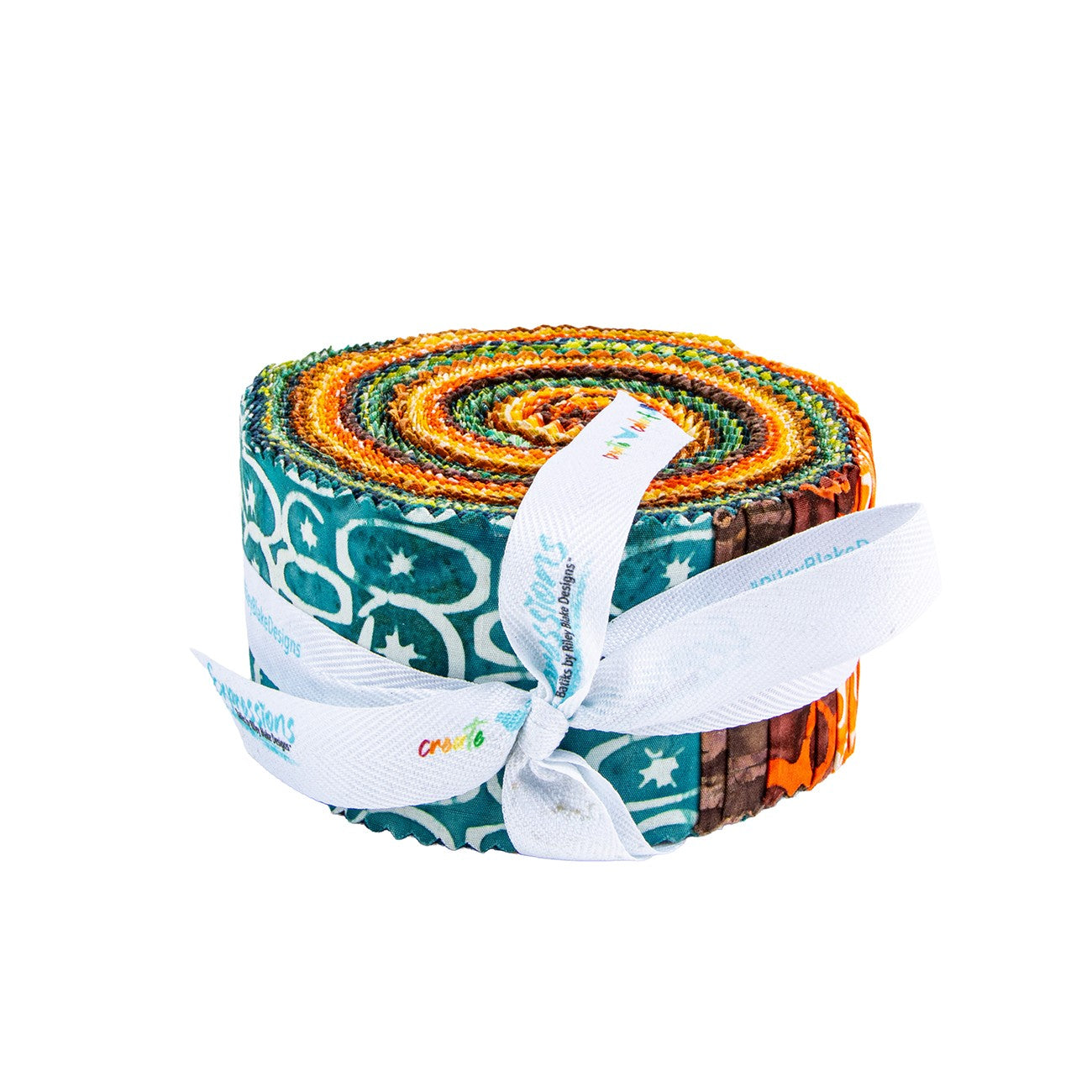 Batiks Starburst Groove 2.5in Strips, 40pcs