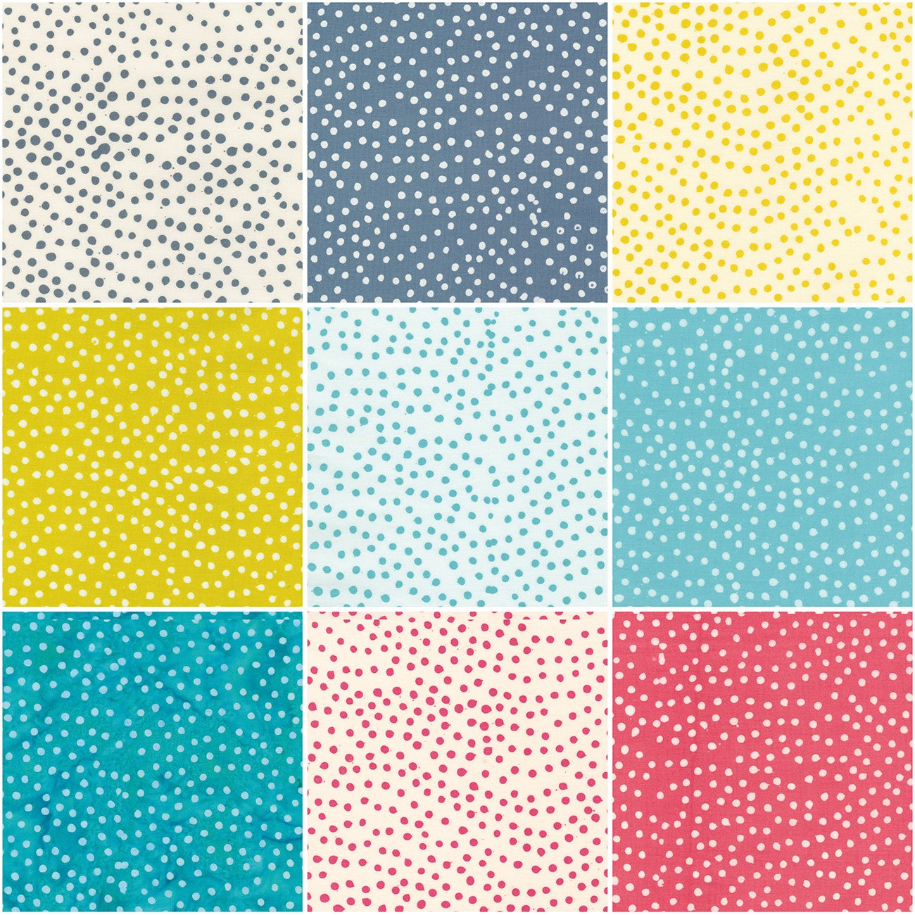 Batiks Basics Mini Pops Contemporary 2.5in Strips, 40pcs/bundle