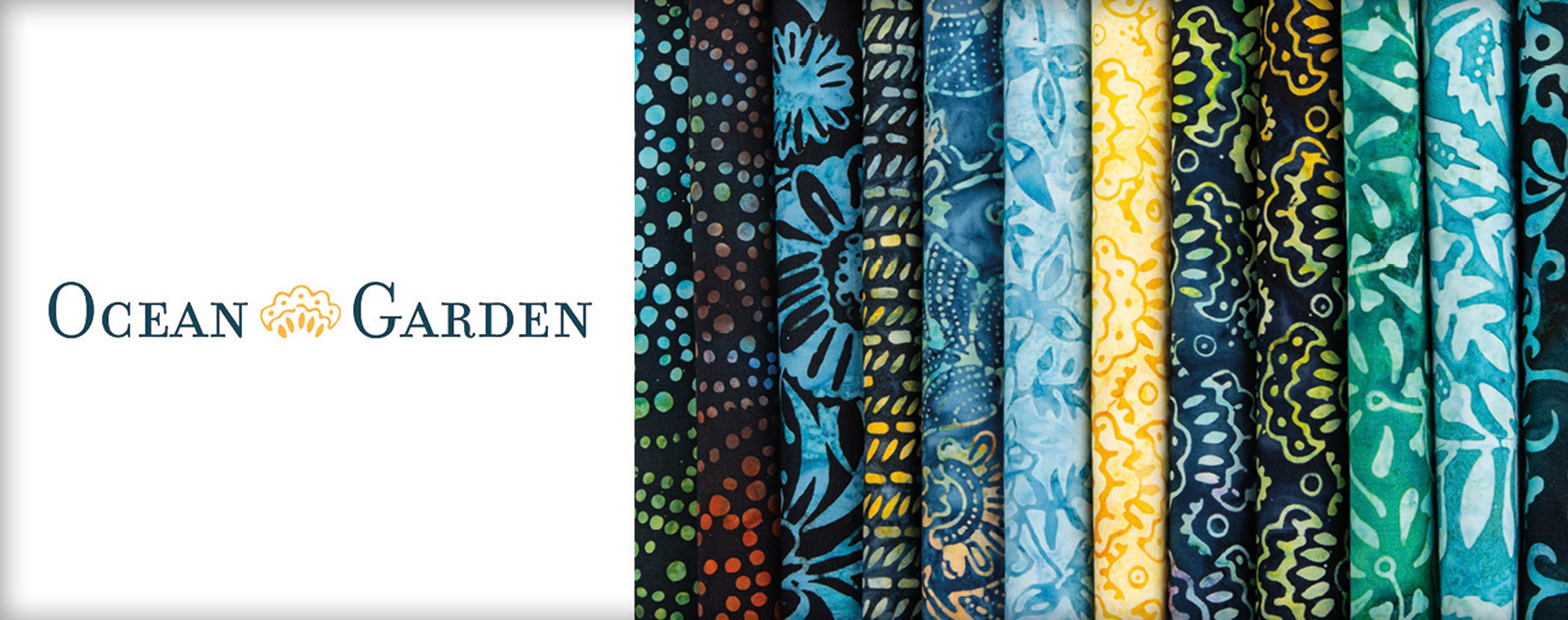 Batiks Ocean Garden 2.5in Strips, 40pcs/bundle