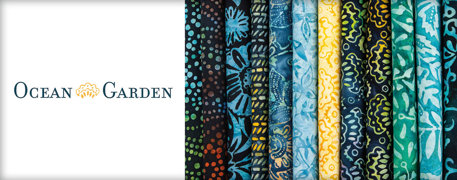 Batiks Ocean Garden 2.5in Strips, 40pcs/bundle