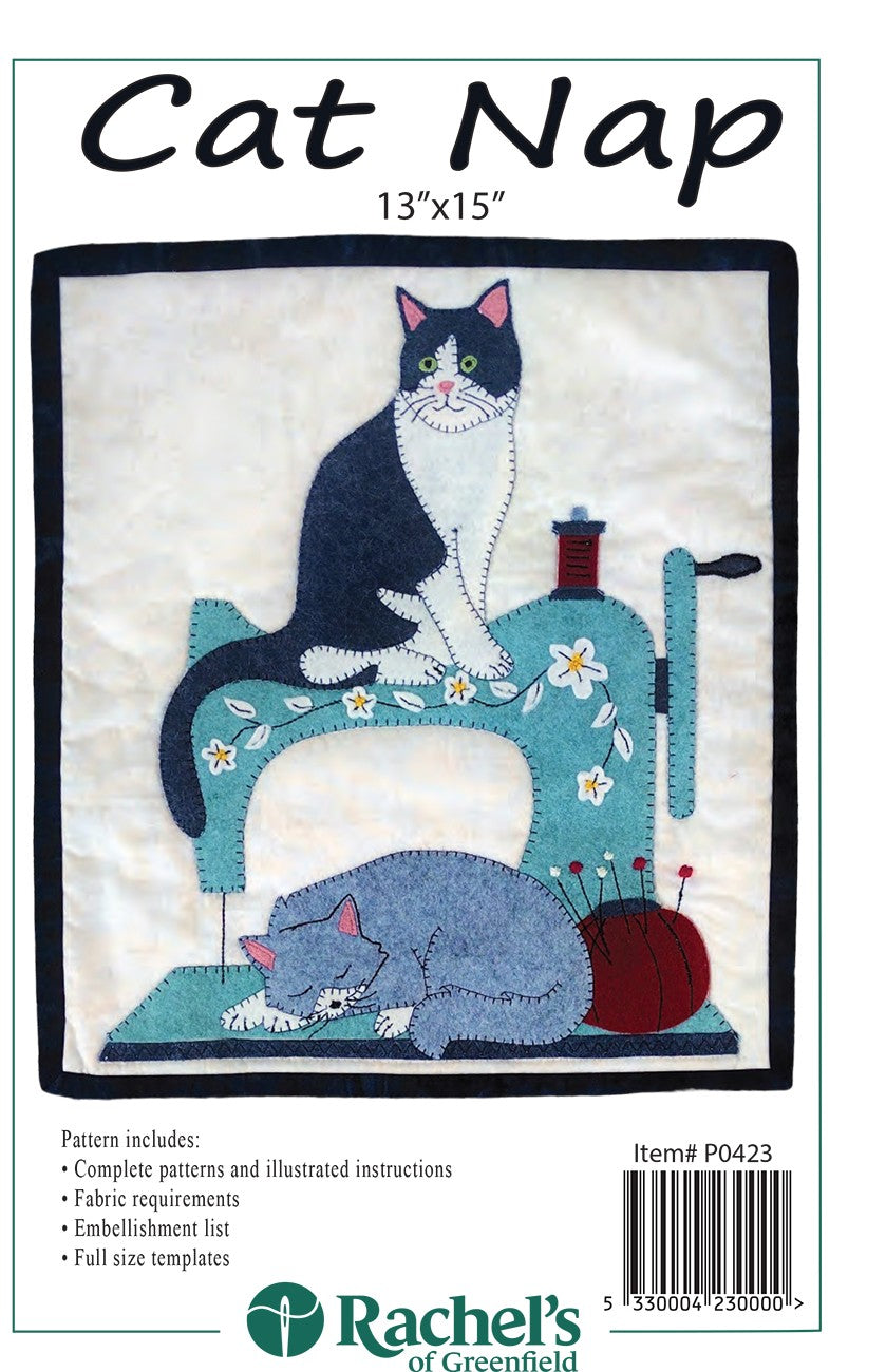 Cat Nap Wall Quilt Pattern
