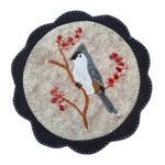 Tufted Titmouse Mat Pattern