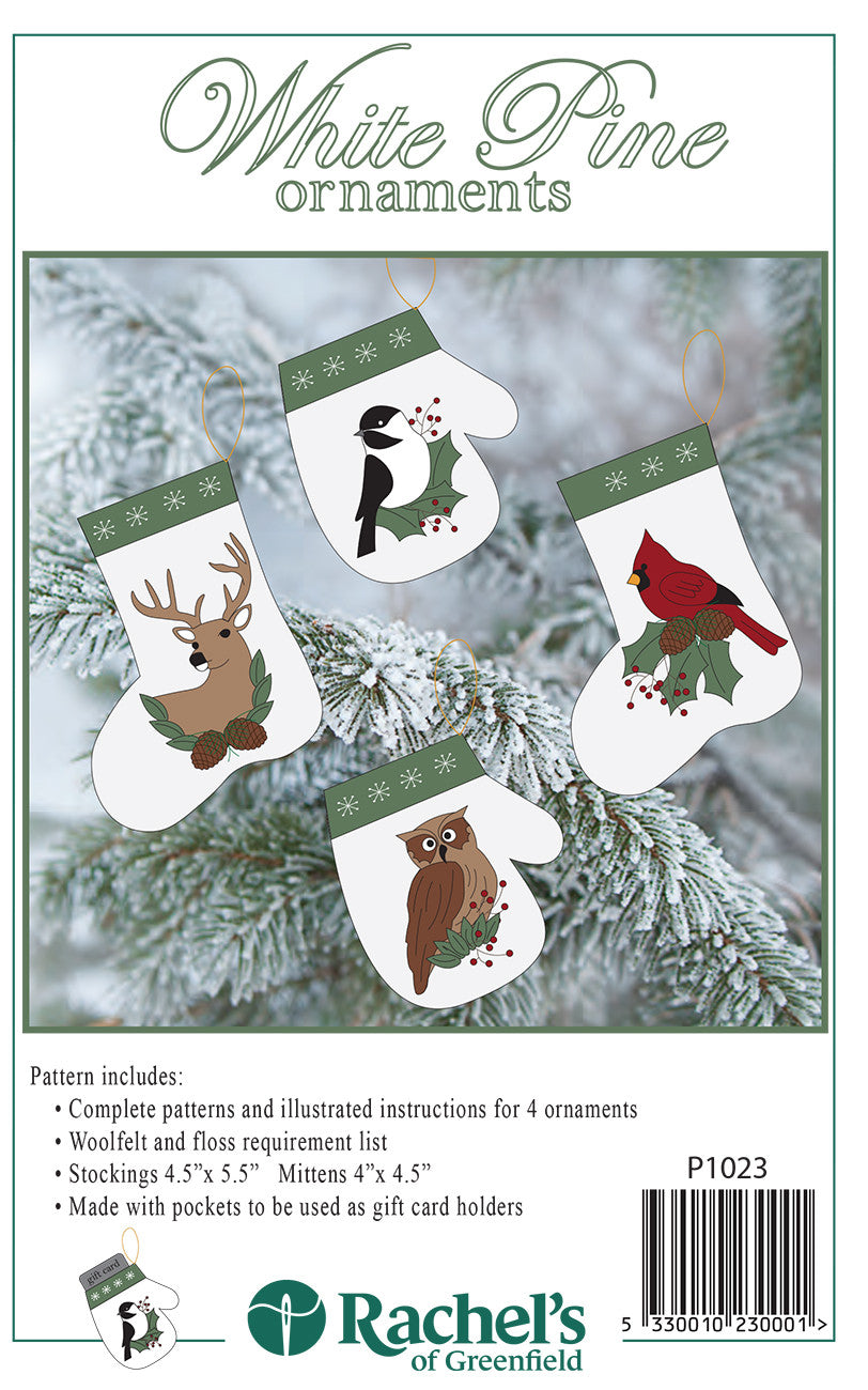White Pine Ornaments Pattern