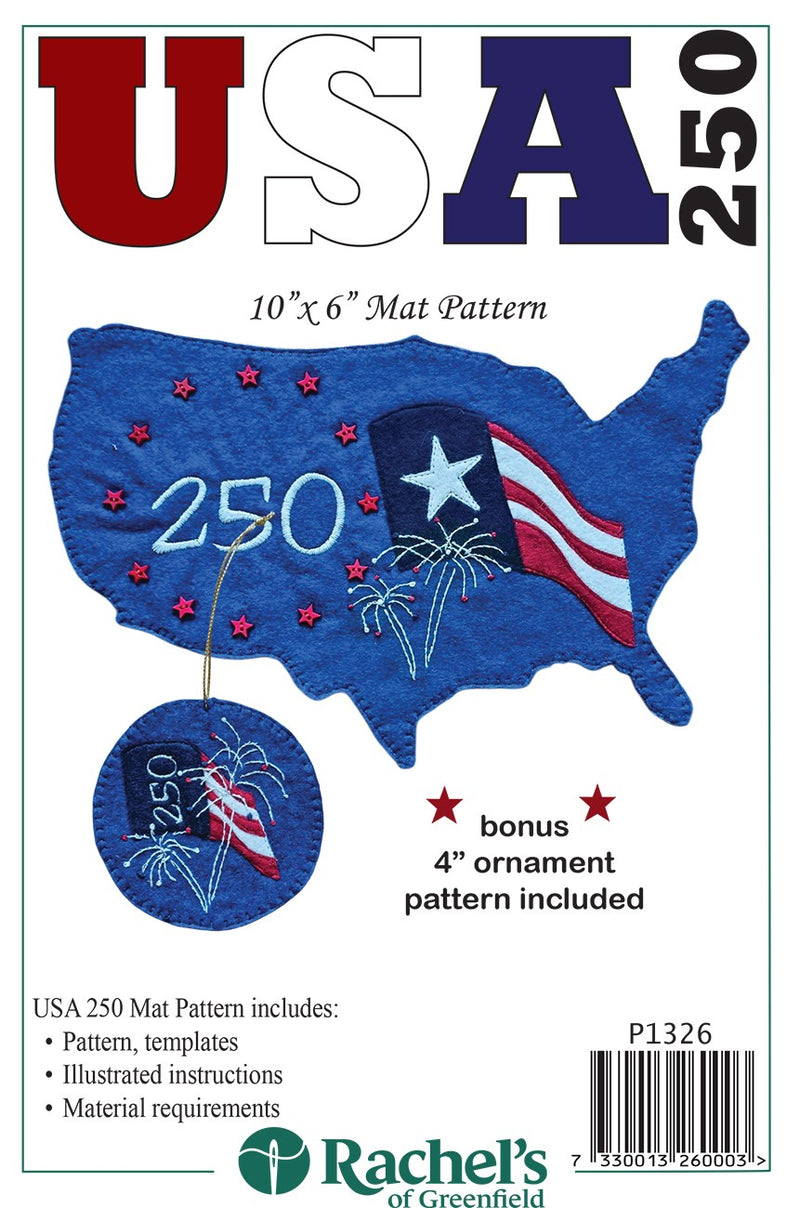 USA 250 Mat Pattern